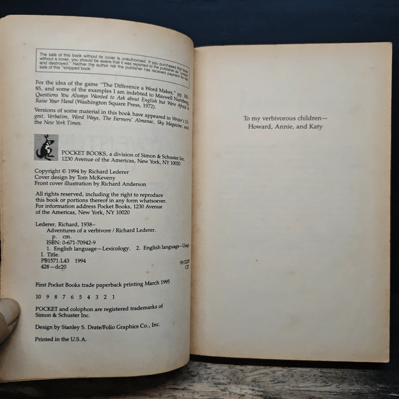 Adventures of a Verbivore - Richard Lederer รูปที่ 6