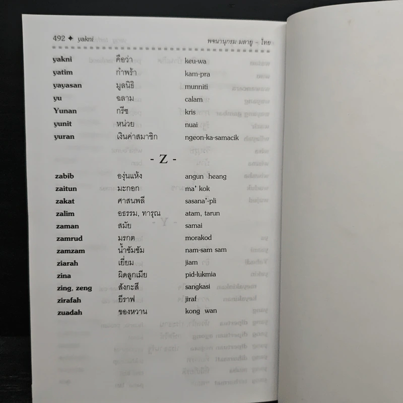 หนังสือ พจนานุกรม ไทย-มลายู/มลายู-ไทย รูปที่ 8
