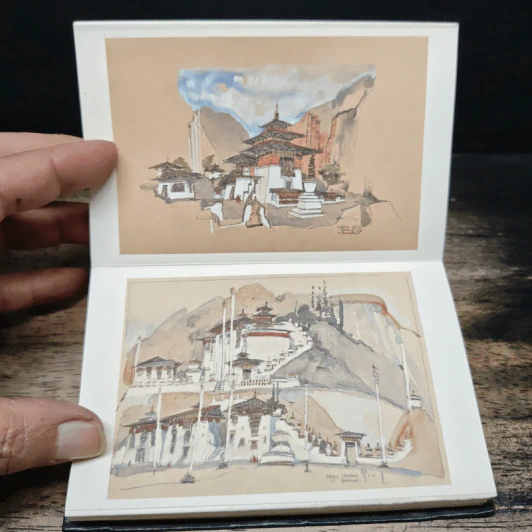 BHUTAN A SKETCHBOOK - Doug Patterson รูปที่ 10
