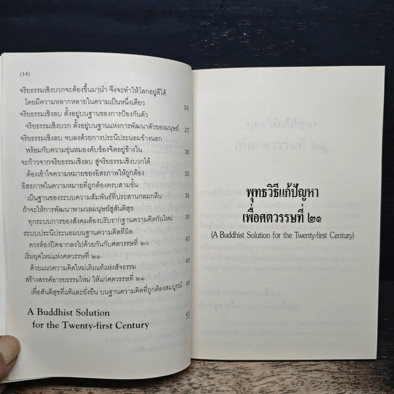 พุทธวิธีแก้ปัญหาเพื่อศตวรรษที่ 21 - พระธรรมปิฎก รูปที่ 8