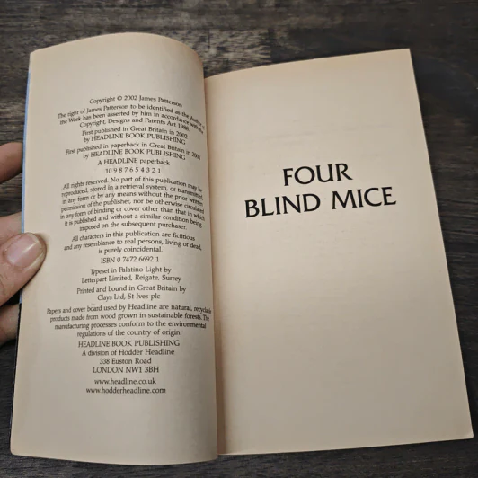 Four Blind Mice - James Patterson รูปที่ 6
