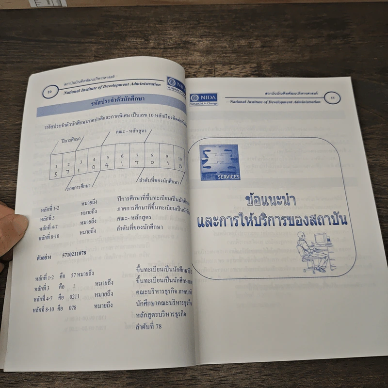 Nida คู่มือนักศึกษา สถาบันบัณฑิตพัฒนบริหารศาสตร์ รูปที่ 8