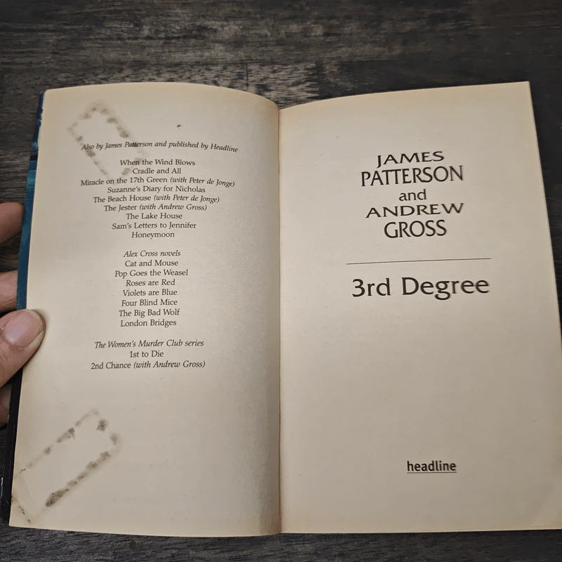 3rd Degree - James Patterson รูปที่ 6