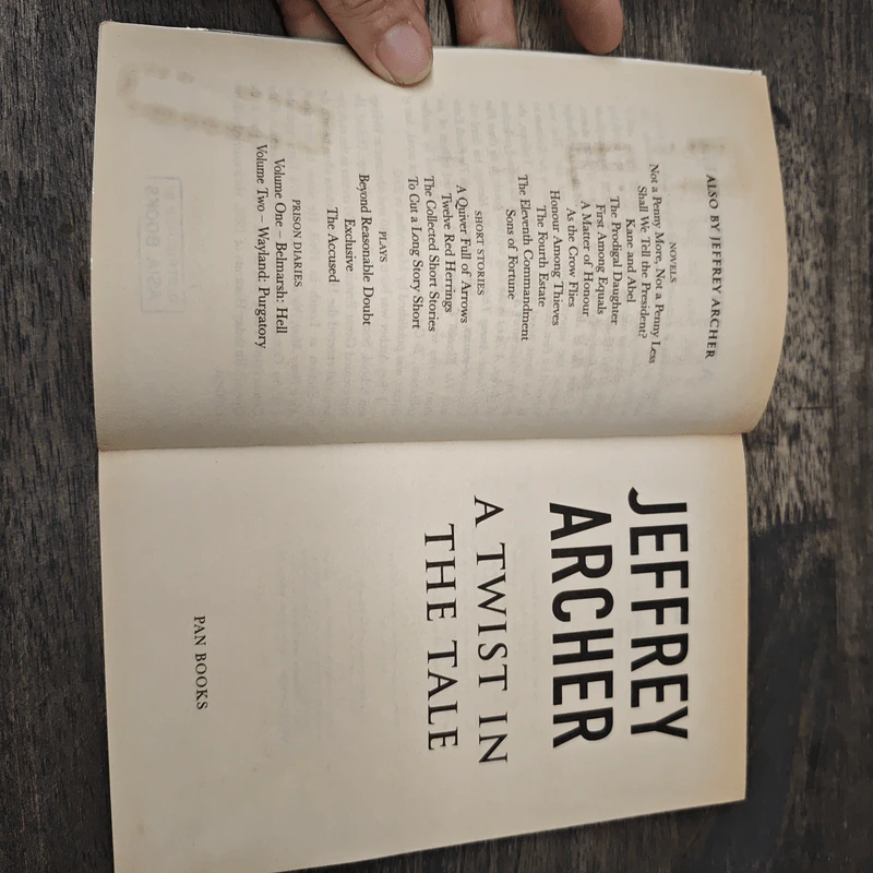 A Twist in the Tale - Jeffrey Archer รูปที่ 6