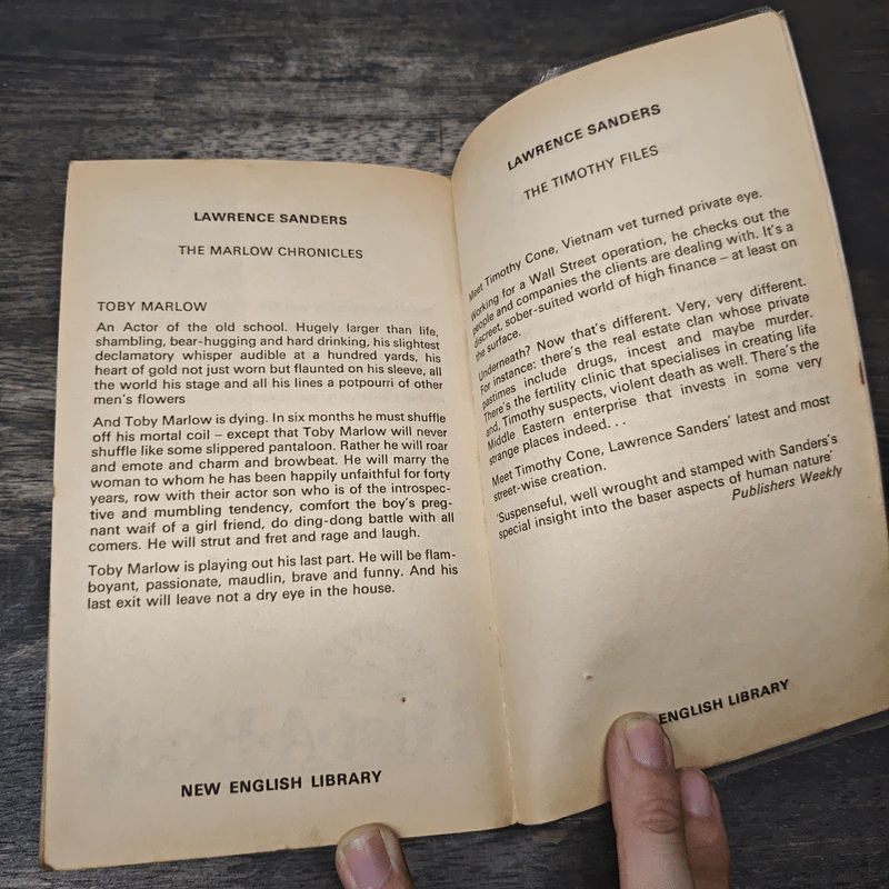 The First Deadly Sin - Lawrence Sanders รูปที่ 7