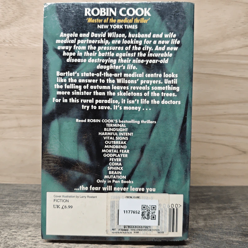 Fatal Cure - Robin Cook รูปที่ 5