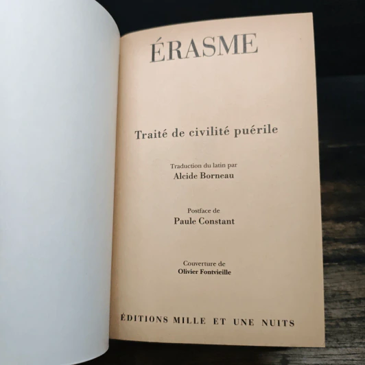 Traité de civilité puérile - Erasmus รูปที่ 5