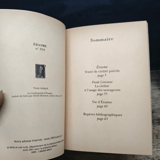Traité de civilité puérile - Erasmus รูปที่ 6