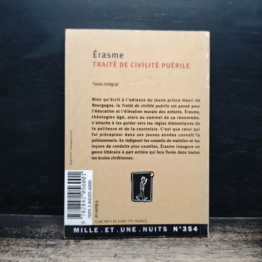Traité de civilité puérile - Erasmus รูปที่ 2