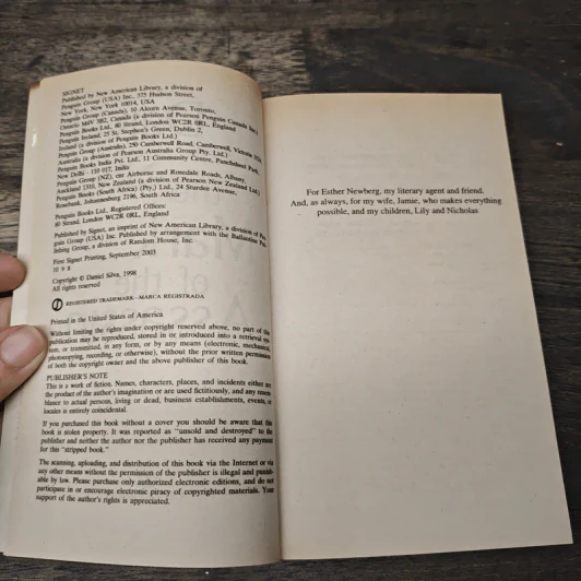 The Mark of the Assassin - Daniel Silva รูปที่ 6