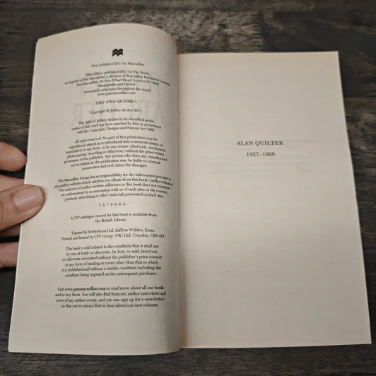 Only Time Will Tell - Jeffery Archer รูปที่ 6
