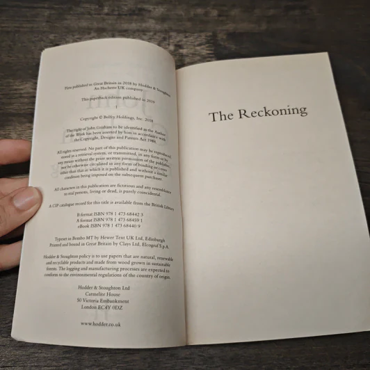 The Reckoning - John Grisham รูปที่ 6