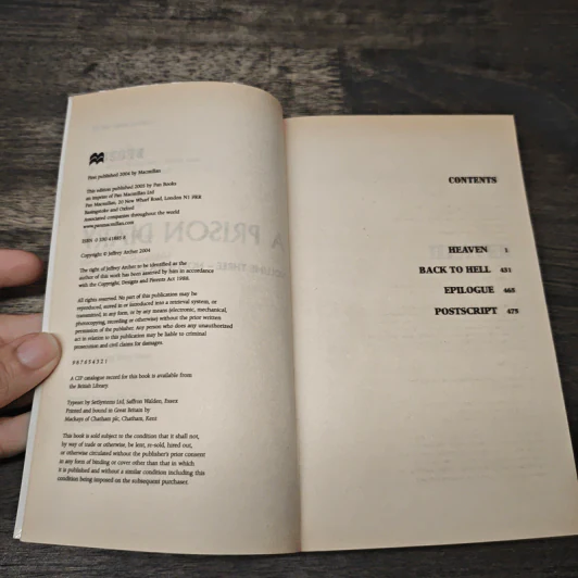 A Prison Diary Volume III: Heaven - Jeffrey Archer รูปที่ 6