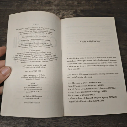 Port Mortuary - Patricia Cornwell รูปที่ 6