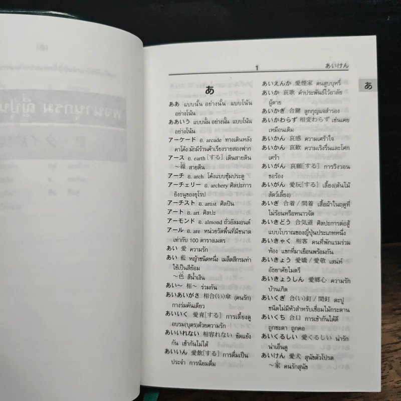 พจนานุกรมญี่ปุ่น-ไทย - สำนักพิมพ์ภาษาและวัฒนธรรม รูปที่ 8