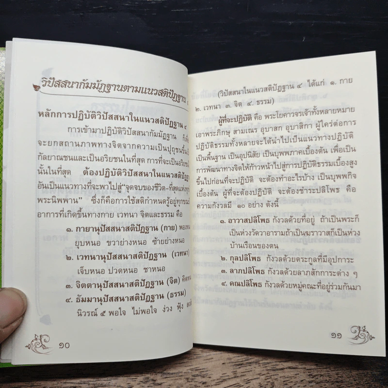 คู่มือปฏิบัติสติปัฏฐาน ๔ รูปที่ 8