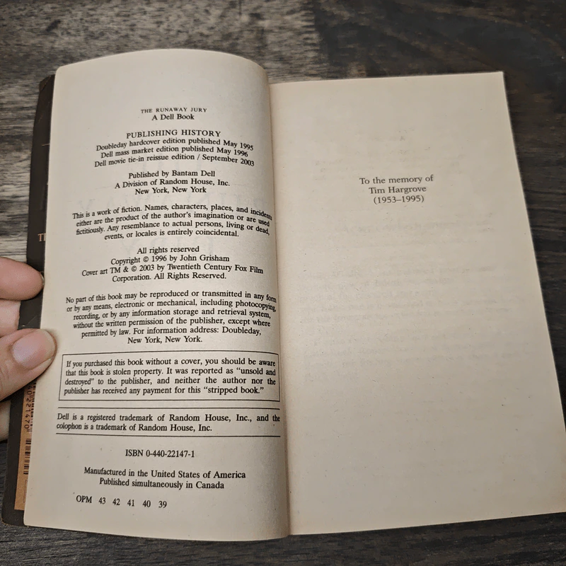 The Runaway Jury - John Grisham รูปที่ 6