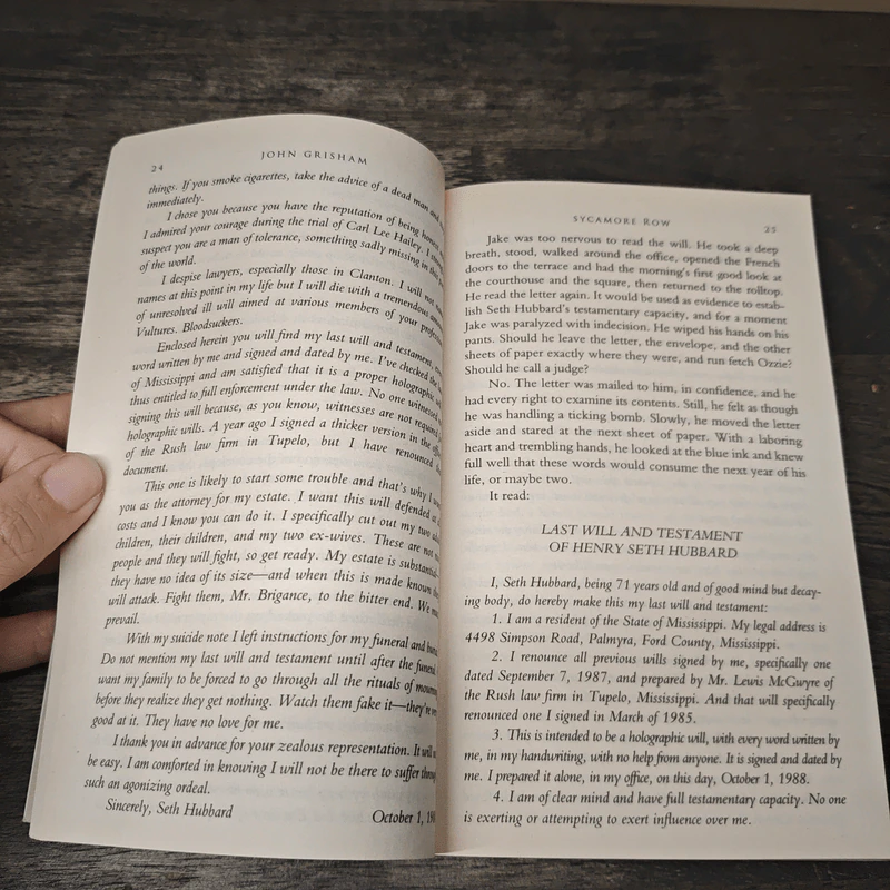 Sycamore Row - John Grisham รูปที่ 7