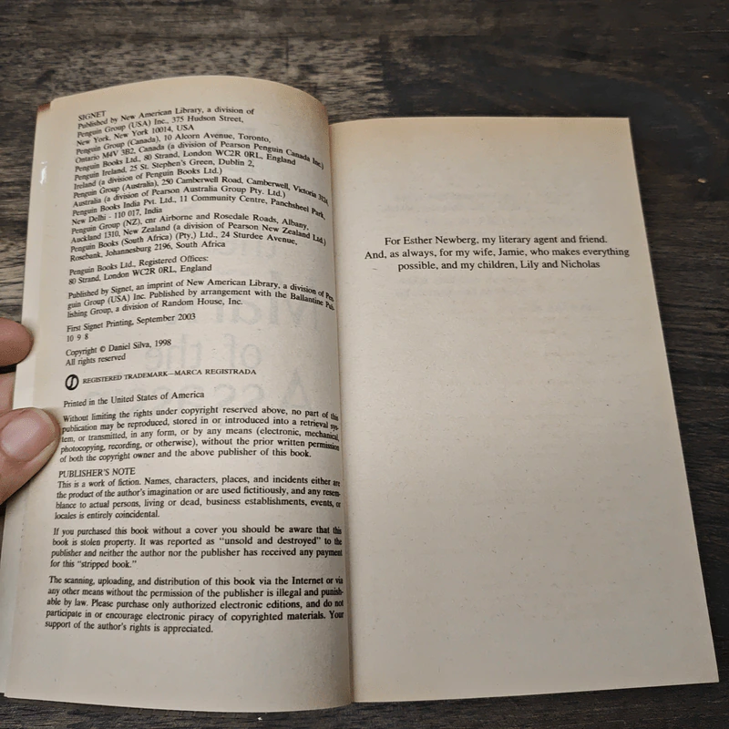 The Mark of the Assassin - Daniel Silva รูปที่ 6
