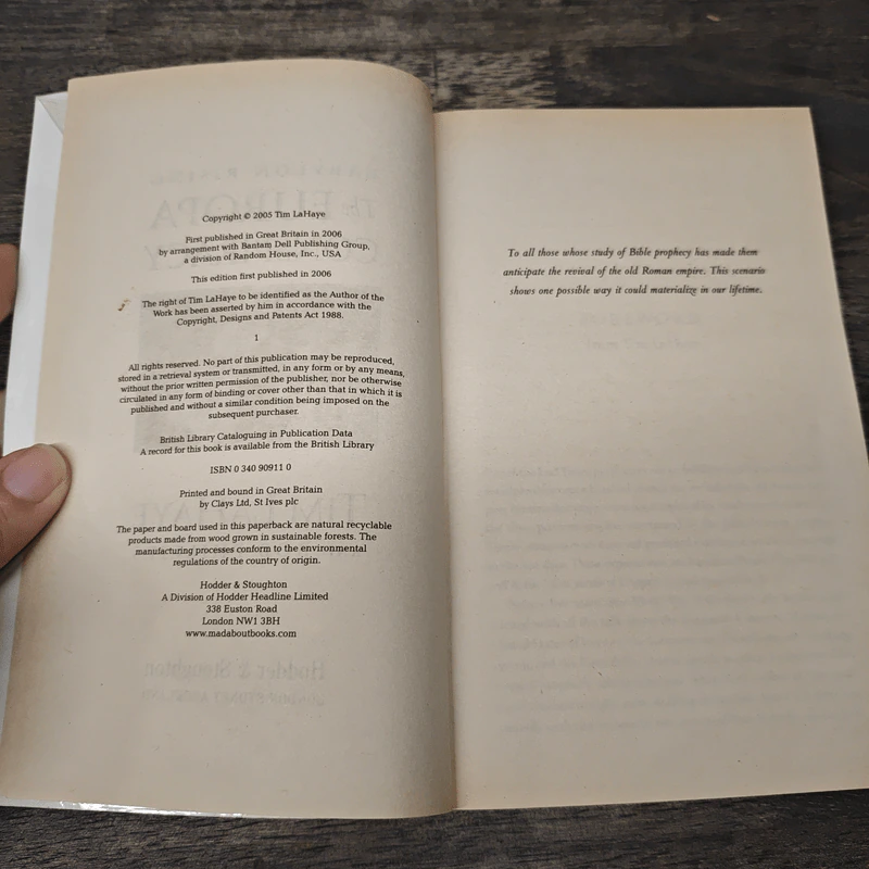 The Europa Conspiracy - Tim Lahaye, Bob Phillips รูปที่ 6