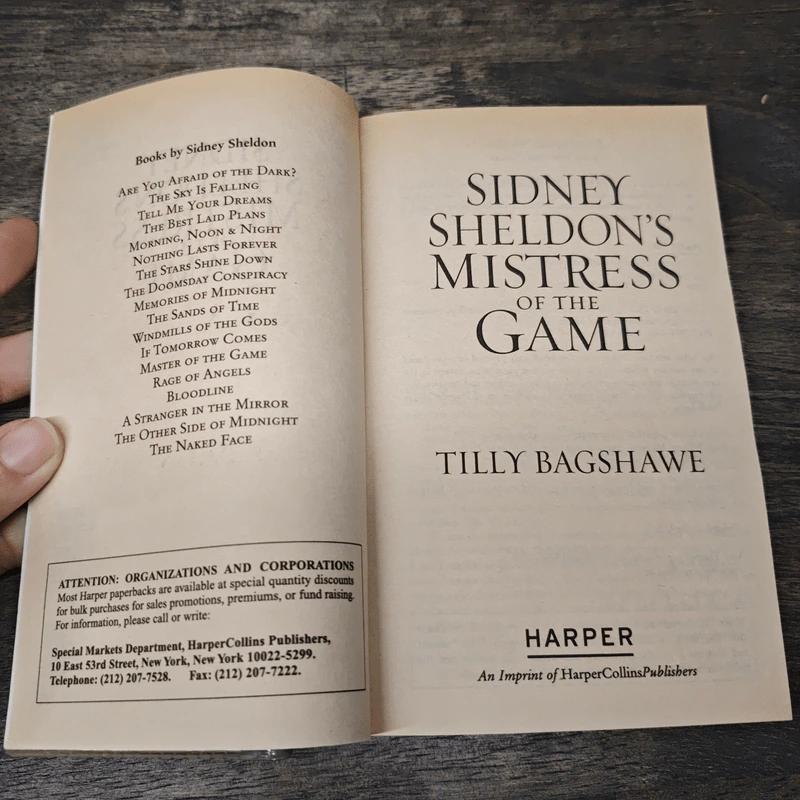 Sidney Sheldon's Mistress of the Game - Tilly Bagshawe รูปที่ 6
