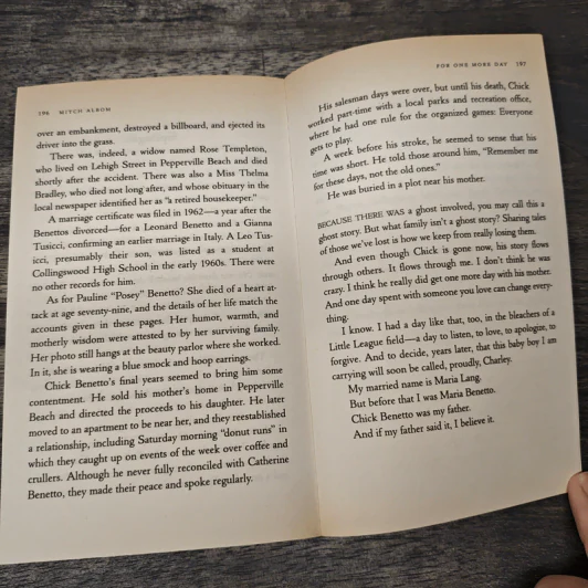 For One More Day - Mitch Albom รูปที่ 8