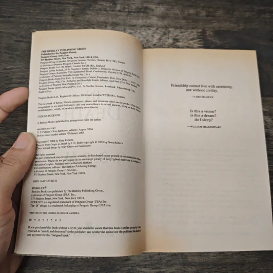 Visions in Death - J.D. Robb รูปที่ 6