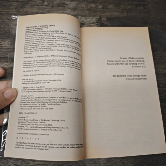 Salvation In Death - J.D. Robb รูปที่ 6