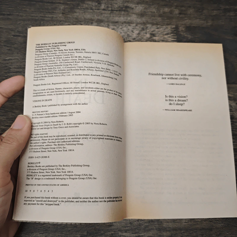Visions in Death - J.D. Robb รูปที่ 6