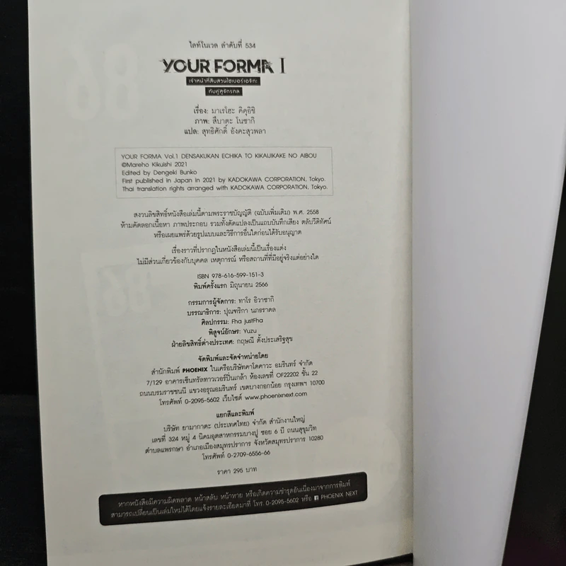 YOUR FORMA เจ้าหน้าที่สืบสวนไซเบอร์เอจิกะ กับคู่หูจักรกล เล่ม 1 รูปที่ 9