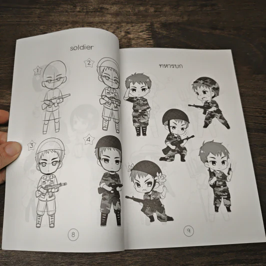 หัดวาดอาชีพ สไตล์ฟรุ้งฟริ้ง เล่ม 17 รูปที่ 8