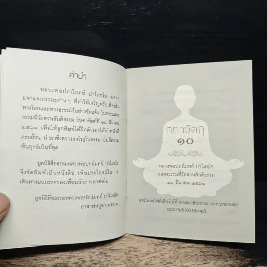 กถาวัตถุ 10 - หลวงพ่อปราโมทย์ ปาโมชฺโช รูปที่ 7