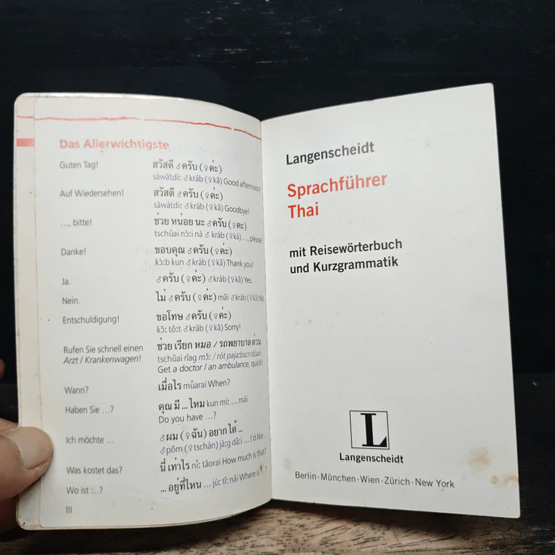 Langenscheidt Sprachführer Thai รูปที่ 7