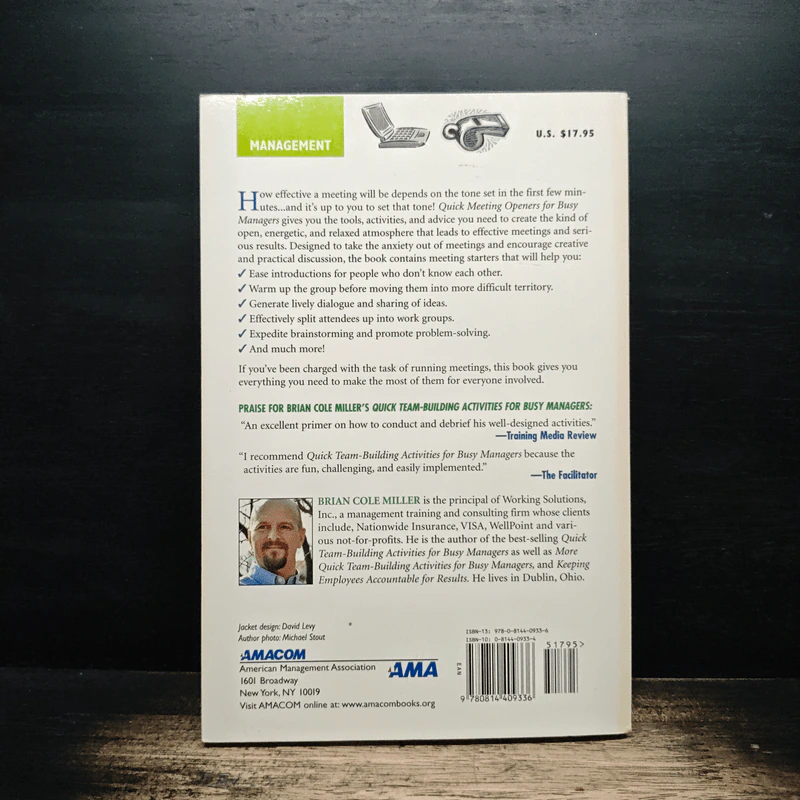 Quick Meeting Openers for Busy Managers - Brian Cole Miller รูปที่ 2