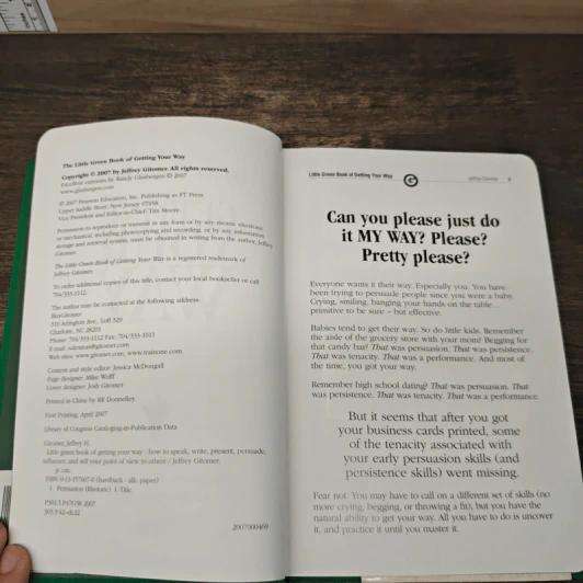 Little Green Book of Getting Your Way - Jeffrey Gitomer รูปที่ 6