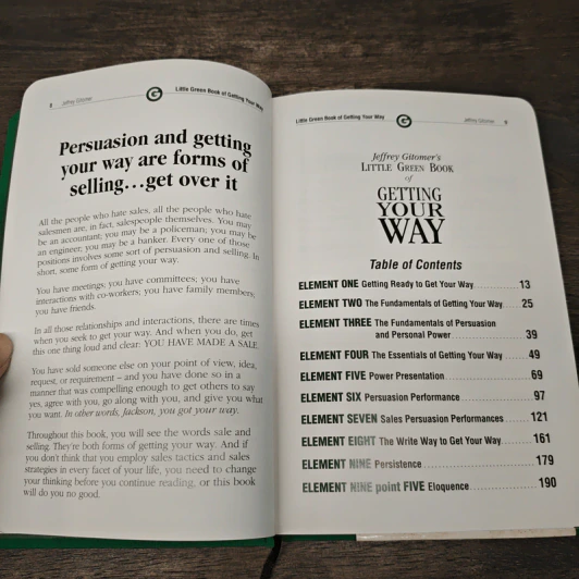 Little Green Book of Getting Your Way - Jeffrey Gitomer รูปที่ 7