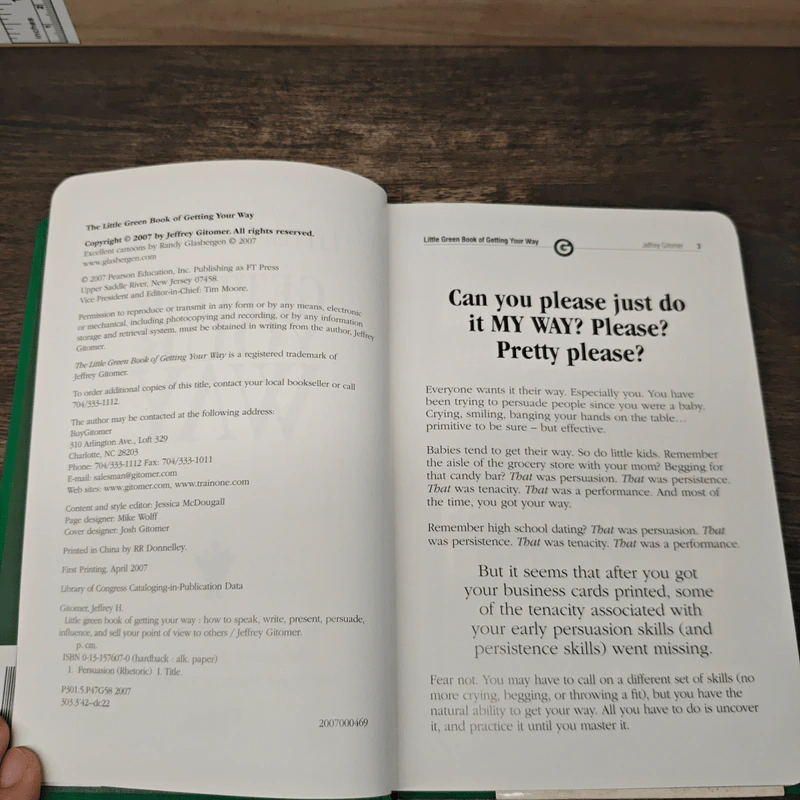 Little Green Book of Getting Your Way - Jeffrey Gitomer รูปที่ 6