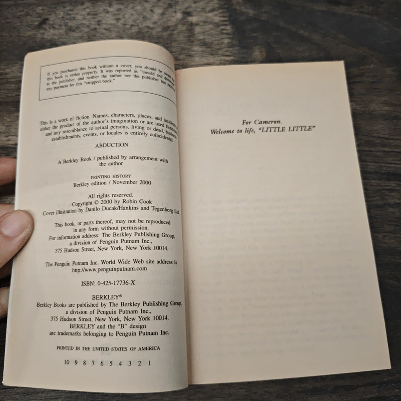 Abduction - Robin Cook รูปที่ 6