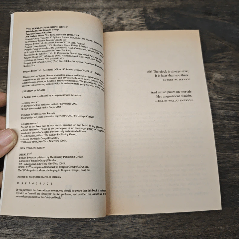 Creation in Death - Nora Roberts รูปที่ 6