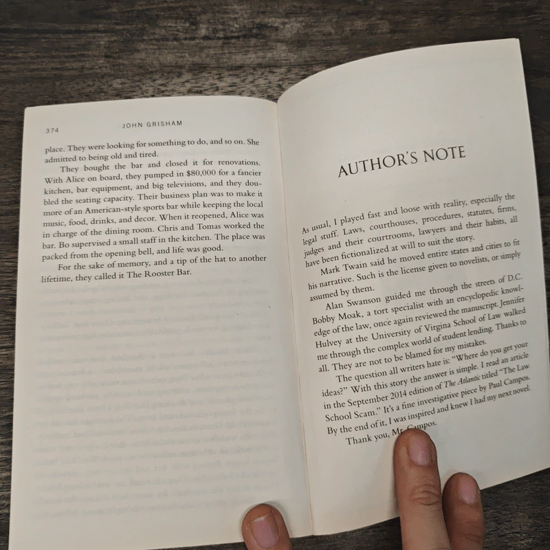 The Rooster Bar - John Grisham รูปที่ 8