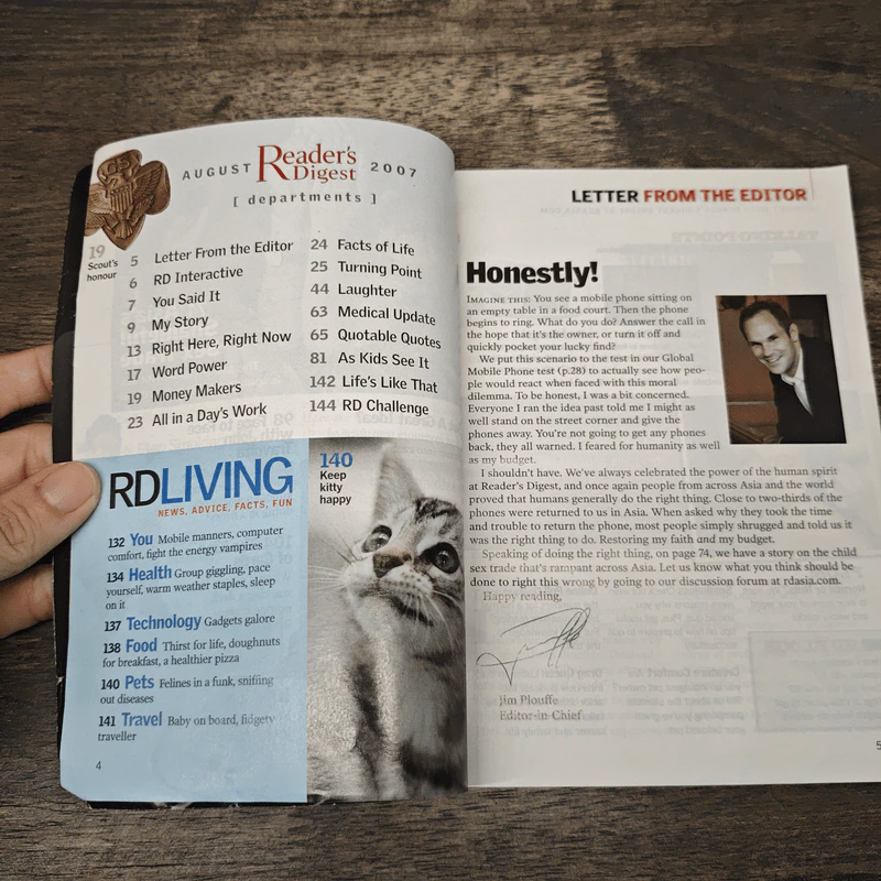 Reader's Digest Aug 2007 รูปที่ 6