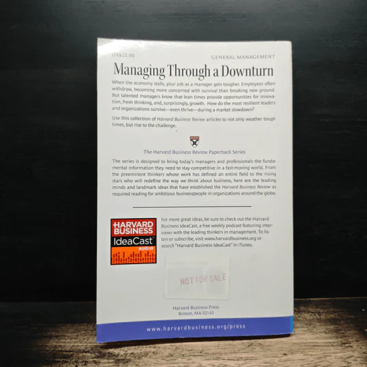 Harvard Business Review on Managing Through a Downturn รูปที่ 2