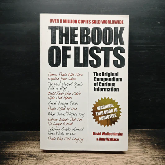 The Book of Lists - David Wallechinsky, Amy Wallace รูปที่ 1