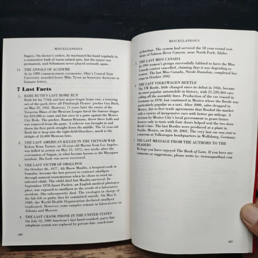 The Book of Lists - David Wallechinsky, Amy Wallace รูปที่ 9