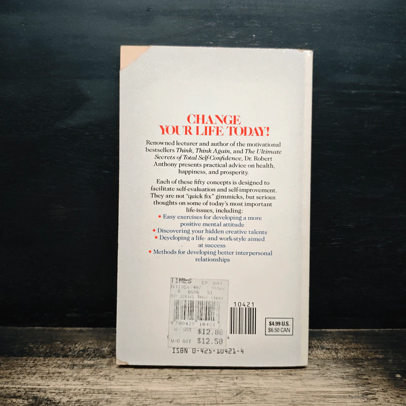 50 Ideas That Can Change Your Life - Dr.Robert Anthony รูปที่ 2