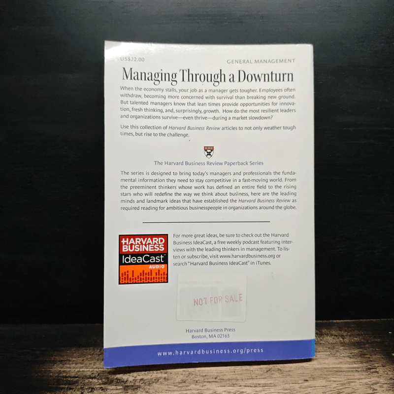 Harvard Business Review on Managing Through a Downturn รูปที่ 2