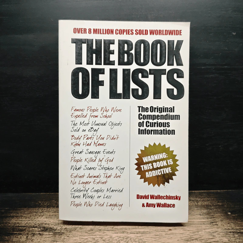 The Book of Lists - David Wallechinsky, Amy Wallace รูปที่ 1