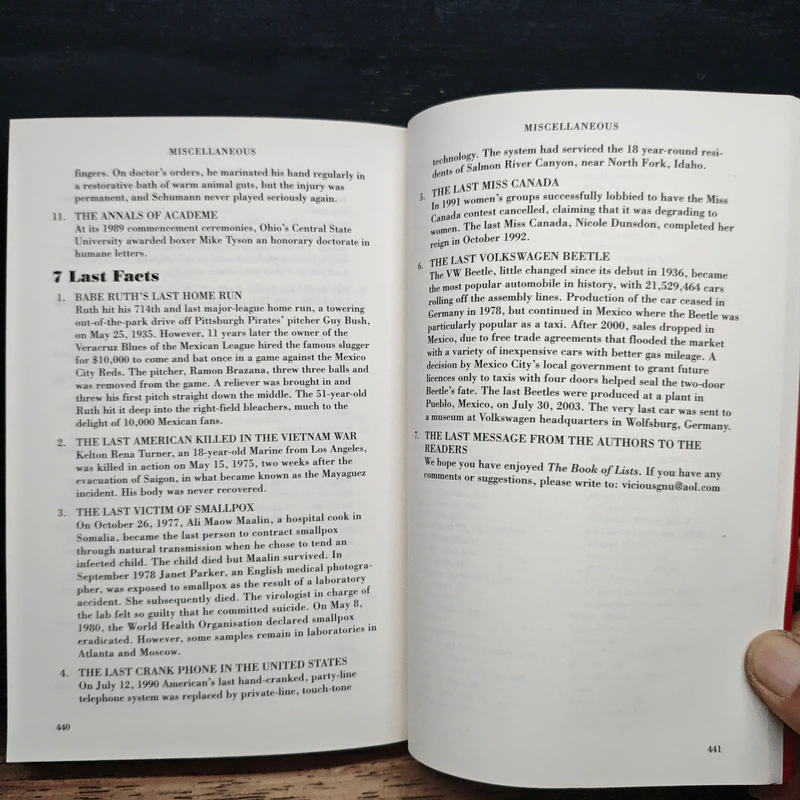 The Book of Lists - David Wallechinsky, Amy Wallace รูปที่ 9