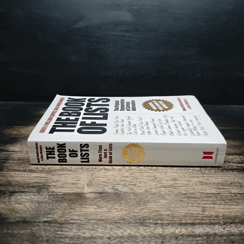 The Book of Lists - David Wallechinsky, Amy Wallace รูปที่ 3
