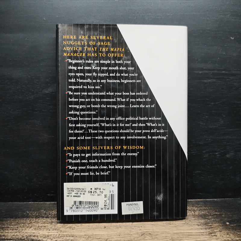 The Mafia Manager : A Guide to the Corporate Machiavelli - V. รูปที่ 2